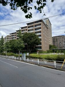 広尾ガーデンフォレスト 外観(全景・道路側)